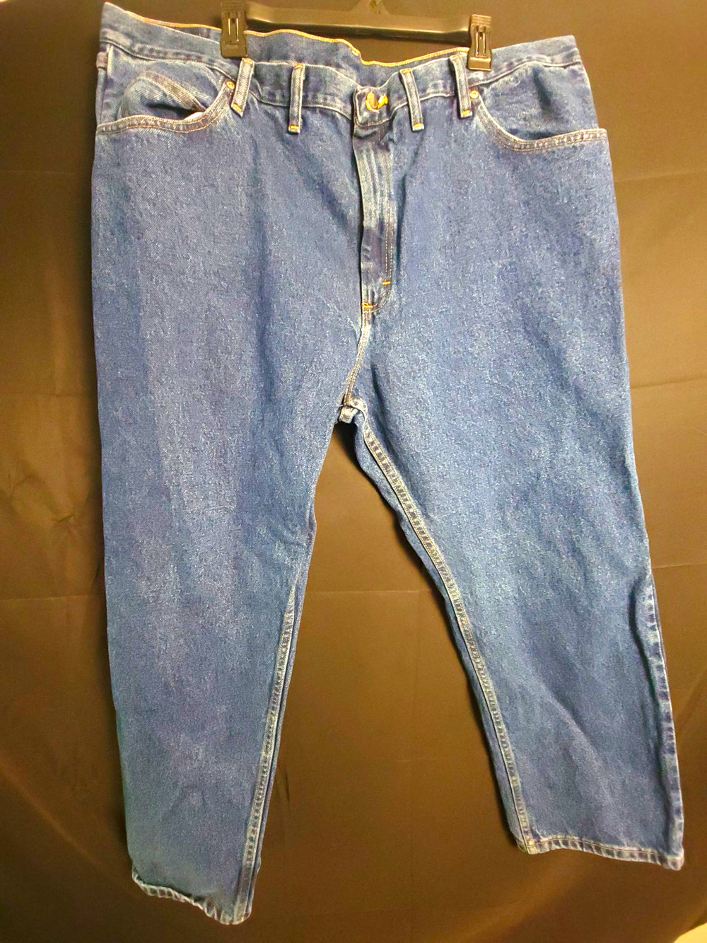 Wrangler Men's Blue Jeans Relaxed Fit Straight Leg Size 40 x 32